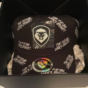 Black Lion Emblem Cap